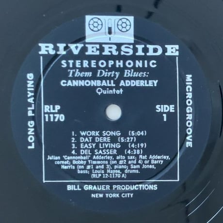 CANNONBALL ADDERLEY - Them Dirty Blues (RIVERSIDE RLP1170)
