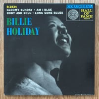 BILLIE HOLIDAY - Gloomy Sunday (COLUMBIA B-2534) 7inch EP
