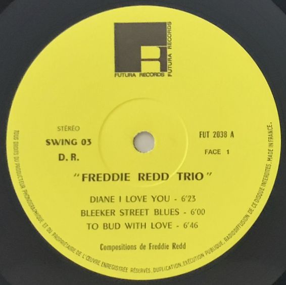 FREDDIE REDD - Under Paris Skies (FUTURA SWING0