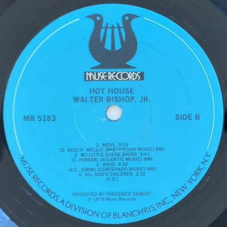 WALTER BISHOP JR. - Hot House (MUSE MR5183)