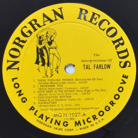 TAL FARLOW - The Interpretations Of (NORGRAN MGN-1027)