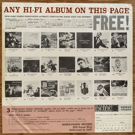 BOB BROOKMEYER, JIM HALL, JIMMY RANEY - Street Swingers (PACIFIC JAZZ PJ-1239)