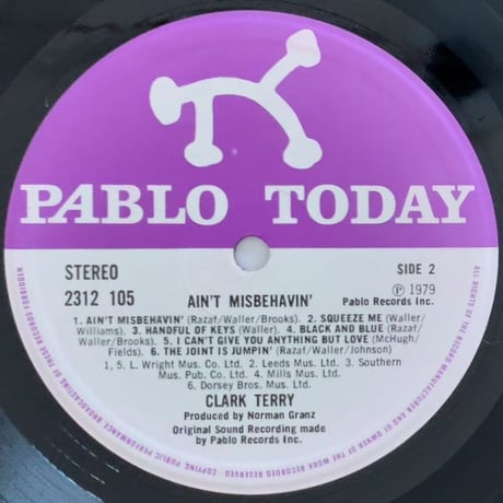 CLARK TERRY - Ain't Misbehavin' (PABLO 2312 105)
