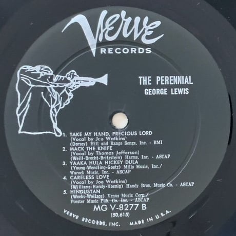 GEORGE LEWIS - The Perennial (VERVE MGV-8277)