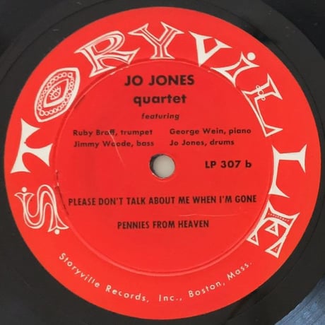 MAHOGANY HALL ALL STARS / JO JONES - Jazz at Storyville (STORYVILLE STLP307)