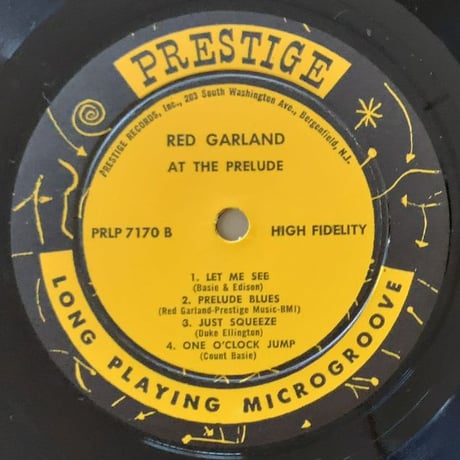 RED GARLAND - at The Prelude (PRESTIGE PRLP7170)
