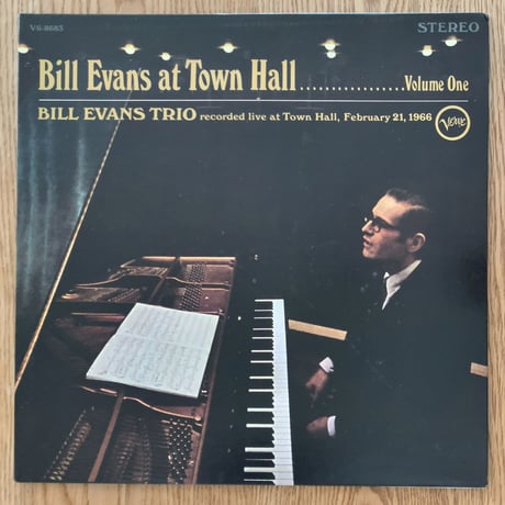 BILL EVANS - at Town Hall Volume One (VERVE V6/8683)
