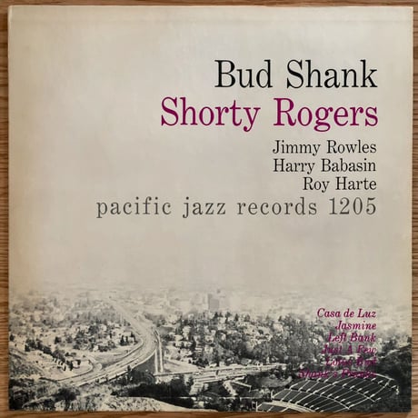 BUD SHANK - Bud Shank Quintet(昼夜) (PACIFIC JAZZ PJ-1205)