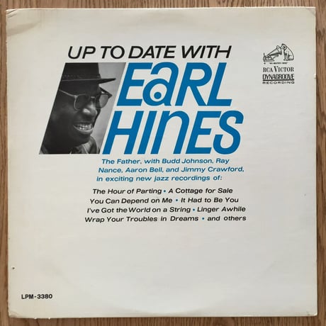 EARL HINES - Up To Date with (RCA VICTOR LPM3380)