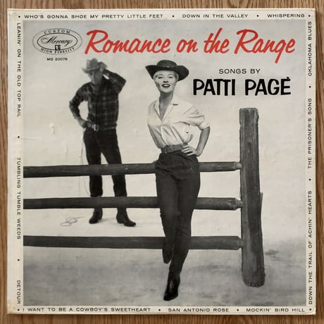 PATTI PAGE - Romance on the Range (MERCURY MG20076)