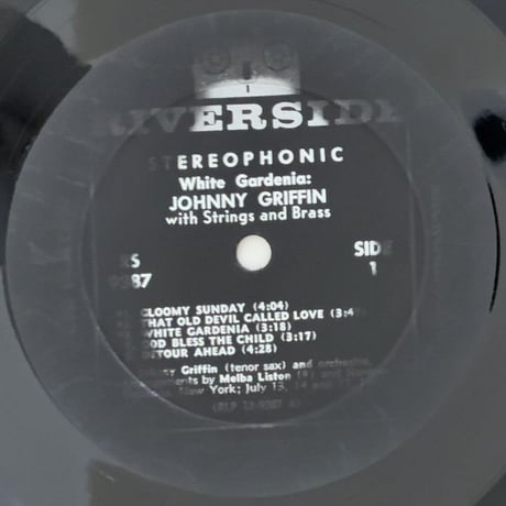 JOHNNY GRIFFIN - White Gardenia (RIVERSIDE RLP9387)