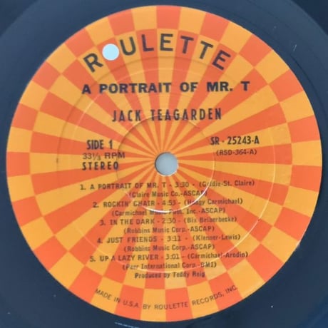 JACK TEAGARDEN a Portrait of Mr. T (ROULETTE SR25243)