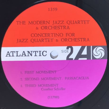 THE MODERN JAZZ QUARTET - And Orchestra (ATLANTIC 1359)