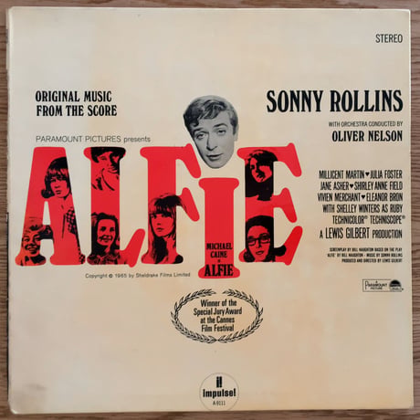 SONNY ROLLINS - Alfie (impulse! AS-9111)