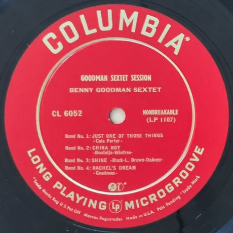 BENNY GOODMAN - Sextet Session (COLUMBIA CL6052)