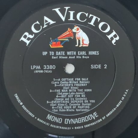 EARL HINES - Up To Date with (RCA VICTOR LPM3380)