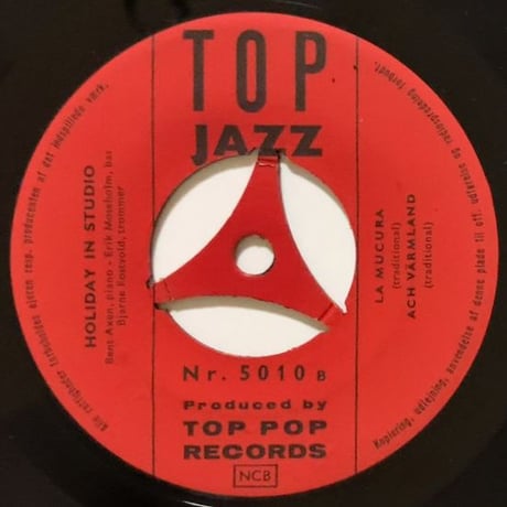 BENT AXEN - Holiday in Studio (TOP JAZZ Nr.5010) 7inch EP