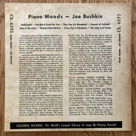 JOE BUSHKIN - Piano Moods (COLUMBIA CL6152)