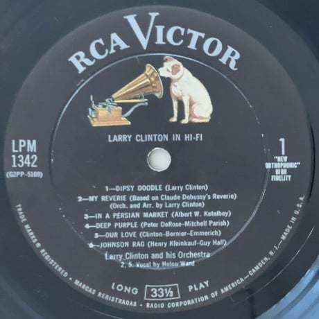LARRY CLINTON - in Hi Fi (RCA VICTOR LPM1342)