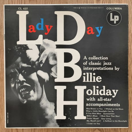 BILLIE HOLIDAY - Lady Day (COLUMBIA CL637)
