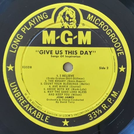 JONI JAMES - Give Us This Day (MGM E3528)