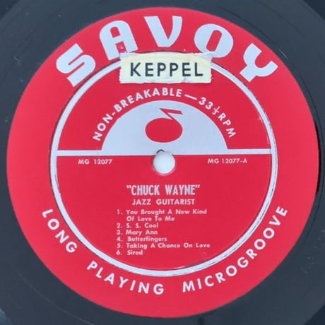 CHUCK WAYNE feat. ZOOT SIMS, BREW MOORE - The Jazz Guitarist (SAVOY MG12077)