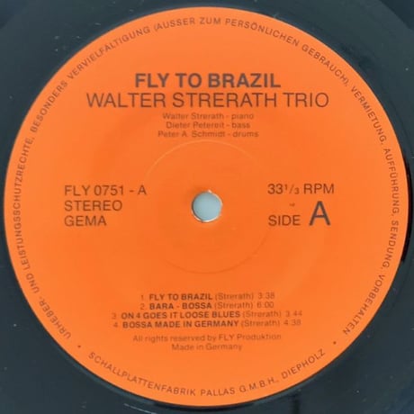 WALTER STRERATH - Fly to Brazil (FLY RECORD FLY-0751)
