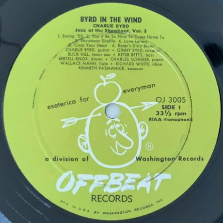 CHARLIE BYRD - Byrd In The Wind (OFFBEAT OJ-3005)
