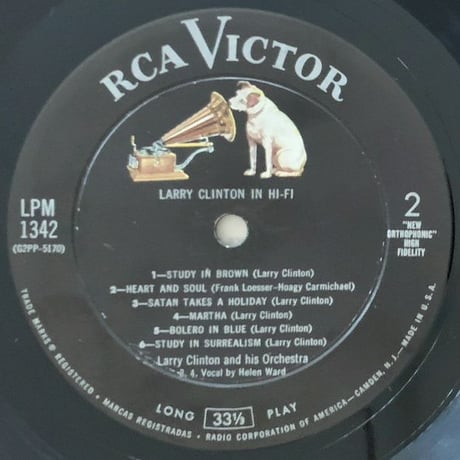 LARRY CLINTON - in Hi Fi (RCA VICTOR LPM1342)