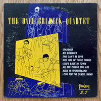 DAVE BRUBECK - The Dave Brubeck Quartet (FANTASY  3-7 )