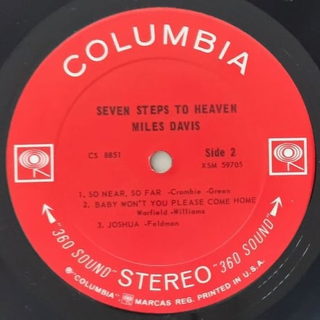MILES DAVIS - Seven Steps to Heaven (COLUMBIA CS8851)
