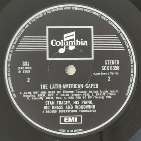 STAN TRACEY - The Latin American Caper (EMI SCX6358)