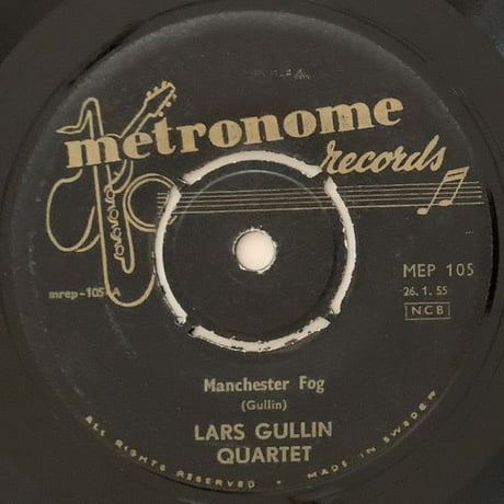 LARS GULLIN - Tribute To Britain (METRONOME MEP105) 7inch EP