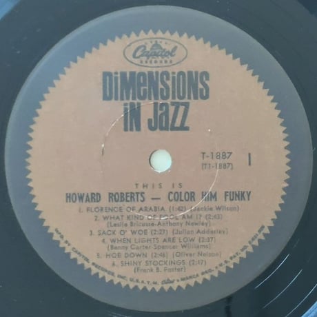 HOWARD ROBERTS - Color Him Funky (CAPITOL T1887)