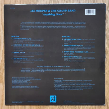 LES HOOPER - Anything Goes (INI RECORDS D1-72970)