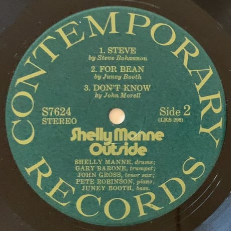 SHELLY MANNE - Outside (CONTEMPORARY S7624)