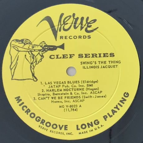 ILLINOIS JACQUET - Swingin' the Things (VERVE MGV-8023)