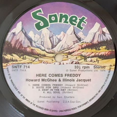 HOWARD McGHEE & ILLINOIS JACQUET - Here Comes Freddy (SONET SNTF714)