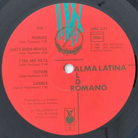 ALDO ROMANO - Alma Latina (OWL OWL031)