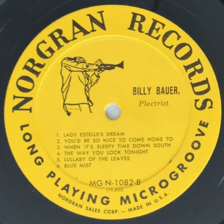 BILLY BAUER - Plectrist (NORGRAN MGN-1082)