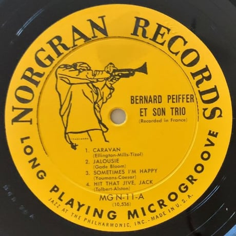 BERNARD PEIFFER - et son Trio (NORGRAN MGN-11)
