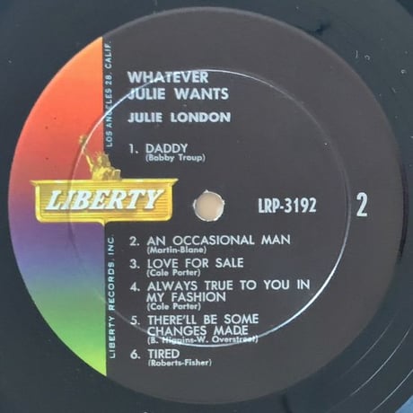 JULIE LONDON - Whatever Julie Wants (LIBERTY LRP3192)