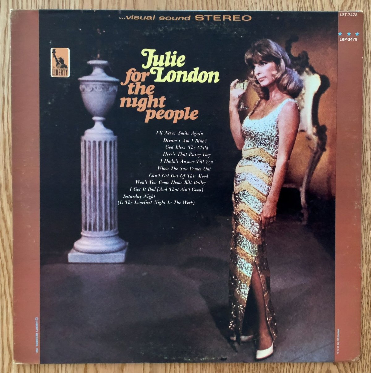 JULIE LONDON - For The Night People (LIBERTY LS