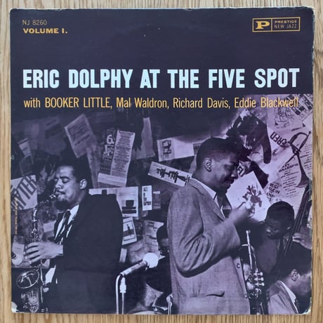 ERIC DOLPHY - at The Five Spot (NEW JAZZ NJLP8260)