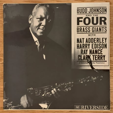 BUDD JOHNSON - And The Four Brass Giants (INTERDISC/RIVERSIDE RLP343)
