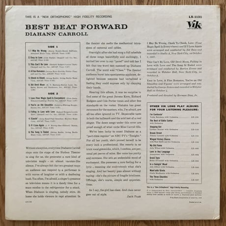 DIAHANN CARROLL - Best Beat Forward (VIK LX-1131)