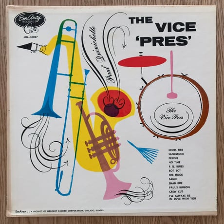 PAUL QUINICHETTE - The Vice-Pres (EMARCY MG36027)