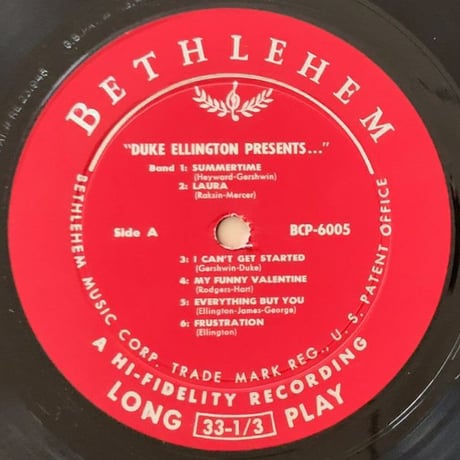 DUKE ELLINGTON - Presents (BETHLEHEM BCP6005)