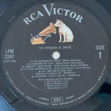 BENNY GOODMAN - The Kingdom of Swing (RCA VICTOR LPM2247)