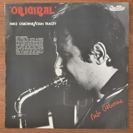 MIKE OSBORNE / STAN TRACEY - Original (CADILLAC SGC1002)